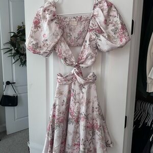 Floral Puff Sleeve Dress
